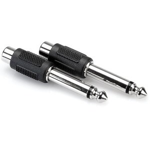 Main product image for Hosa GPR-101 RCA to 1/4" TS Adapter 2 Pack 241-9017